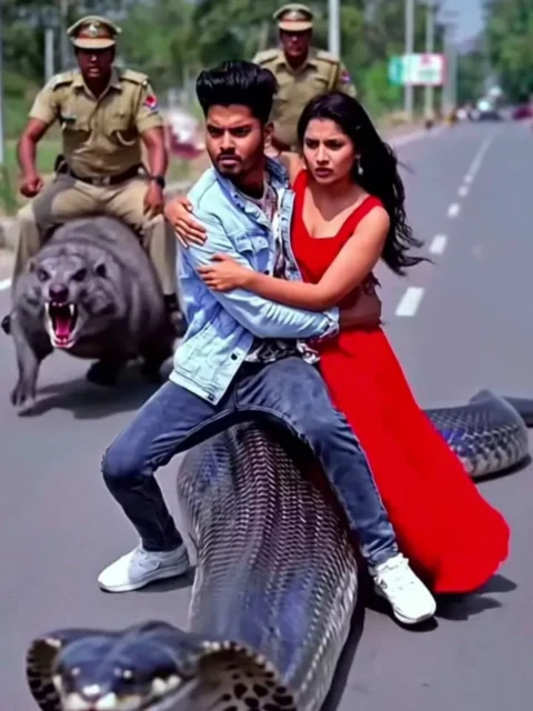 Viral Couple Snake Ai Video Editing