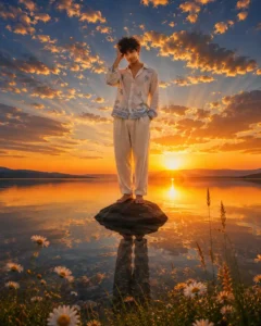 Viral Sunset River Photo Editing Prompts 1